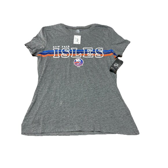 Women's NHL New York Islanders Hockey T-Shirt, Small, Gray - Picture 1 of 5